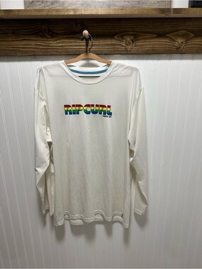 Rip Curl Icons of Surf UPF Long Sleeve Rash swimming shirt xxl fishing